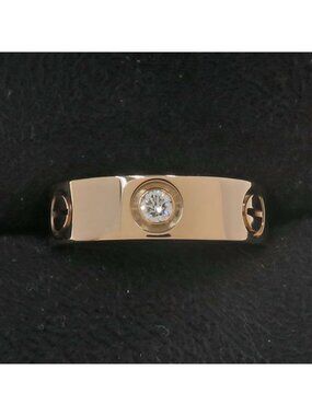 Cartier Love Ring Half Diamond